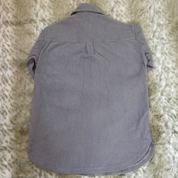 Aerie Oversized Long Flannel Shacket - Picture 4 of 4